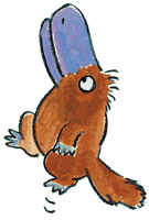 Hoppy platypus